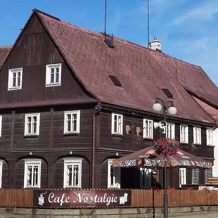 Cafe Nostalgie Dvouluzkovy Romanticky Pokoj Krasna Lipa Exterior photo